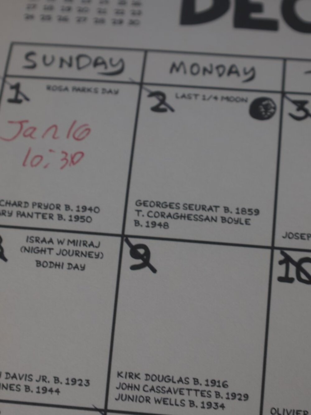 Life in Hell 1995 - 1996 16 Month Fun Calendar Matt Groening Akbar Jeff Comics - Picture 10 of 11